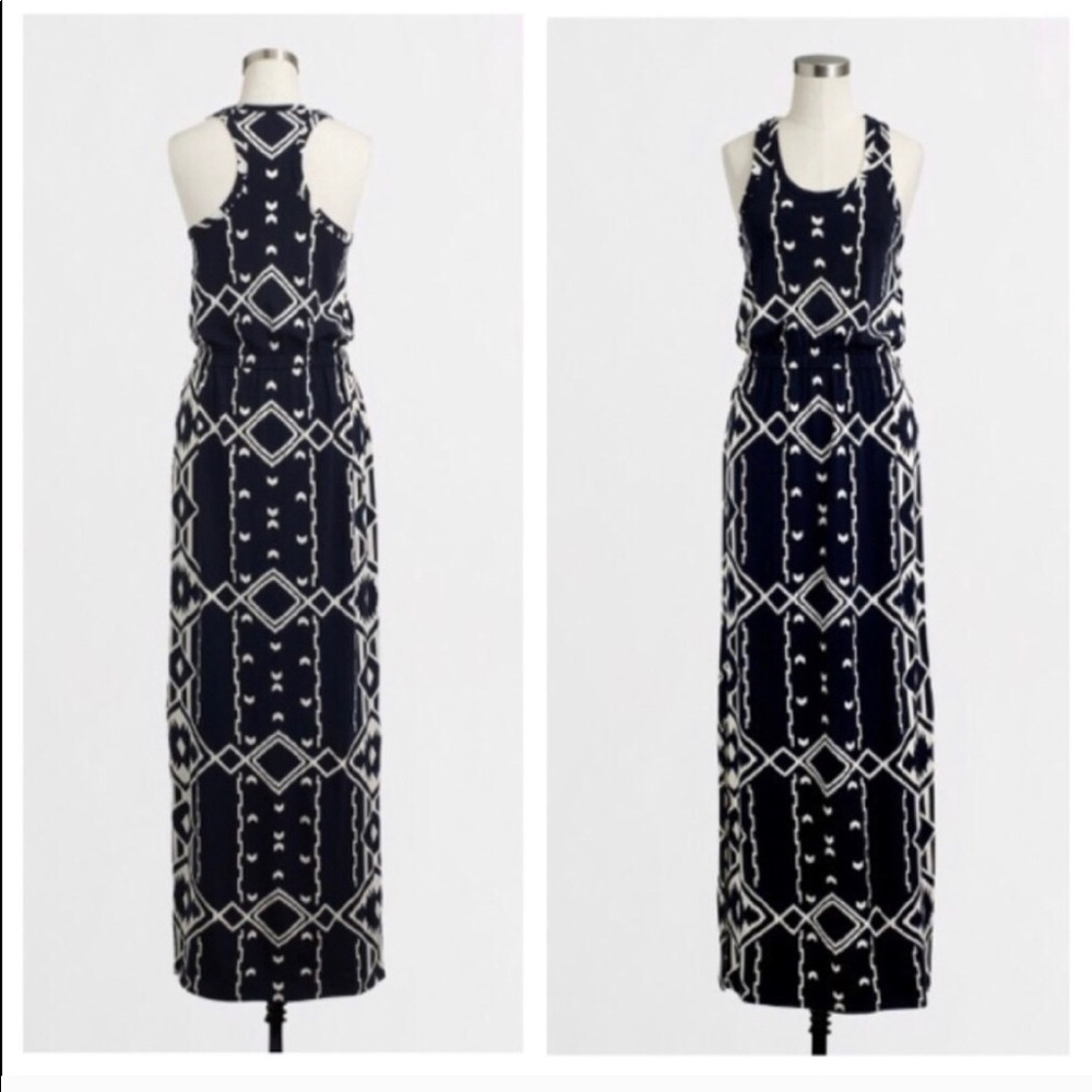 J. Crew Aztec Maxi Dress